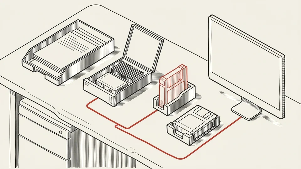 Documentos, processamento, duas versões de modelo e uma aplicação; o caminho vermelho passa pela versão escolhida.